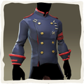 Icono de la chaqueta de almirante ejecutivo.
