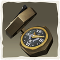 Icono del reloj de bolsillo de cazador crepuscular.