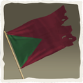 Icono de la bandera de jade de los vientos orientales.