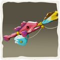 Icono de la caña de pescar de salpicola rubí.