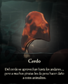 Carne de cerdo quemada