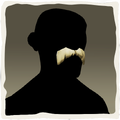 Icono del bigote solemne.