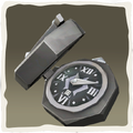 Icono del reloj de bolsillo de cazador.