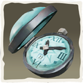 Icono del reloj de bolsillo de lobo de mar bellaco.