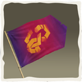 Icono de la bandera de salpicola rubí.