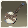Icono del banjo inmundo de náufrago.