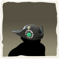 Icono del sombrero de perro negro.