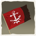 Icono de la bandera de almirante ceremonial.