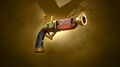 Imagen promocional de la pistola de los Acaparadores de Oro.