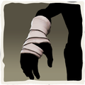 Icono de los guantes inmundos de náufrago.