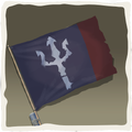 Antiguo icono de la bandera de almirante.