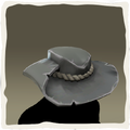 Icono del sombrero de ala ancha.