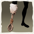 Icono de la pata de palo del chef.