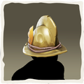 Icono del sombrero de soberano imperial.