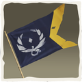 Icono de la bandera de Lobo de Mar triunfante.