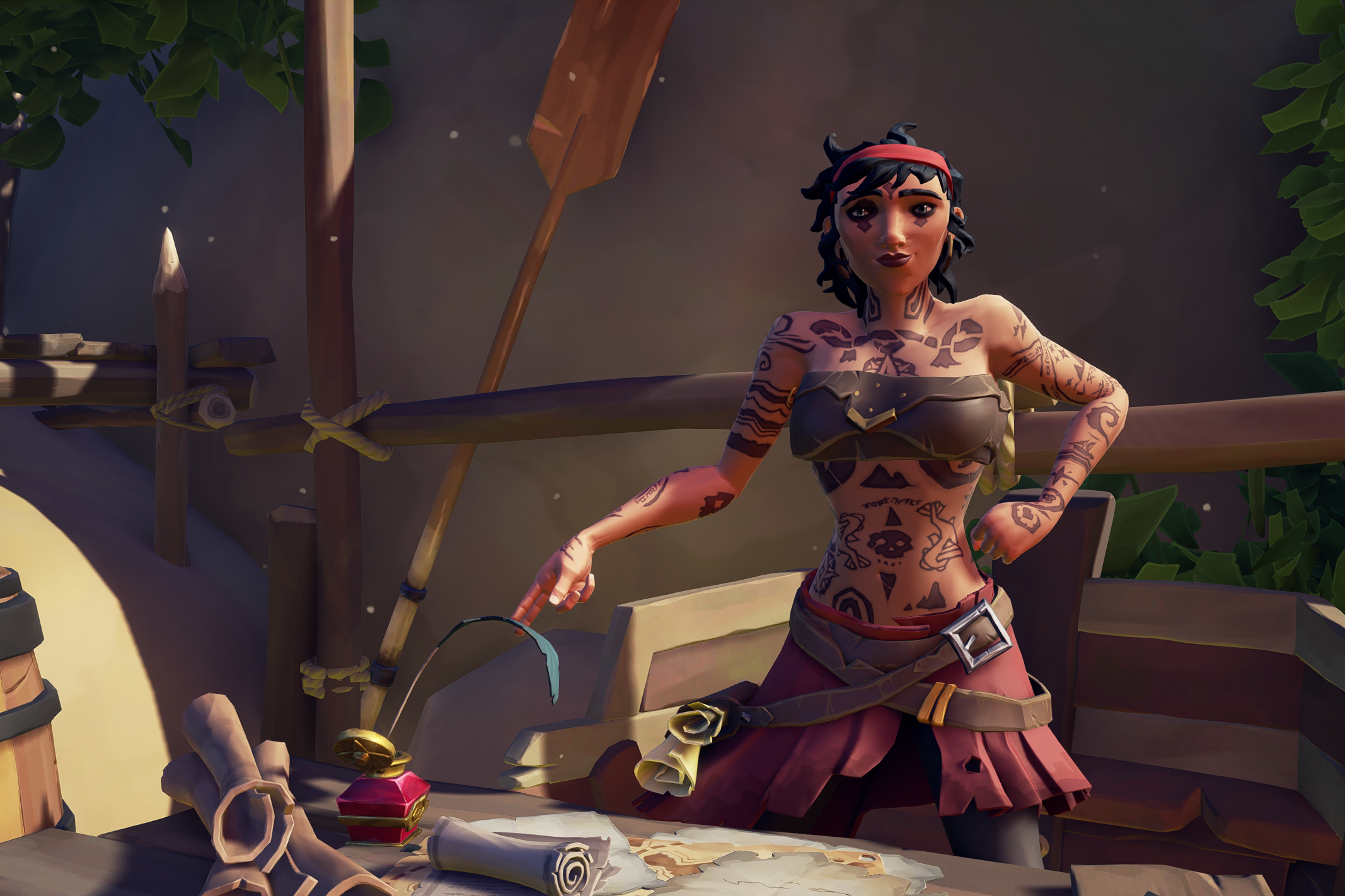 Sea Of Thieves  Sea Of Thieves Hungering Deep Tattoos  960x1300 PNG  Download  PNGkit