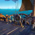 The Scurvy Bilge Rat Wheel on a Galleon.