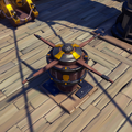 The Sovereign Capstan on a Galleon.