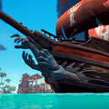 The Blighted Figurehead on a Galleon.