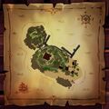 Ancient Spire illustrated map.