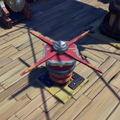 The Ceremonial Admiral Capstan on a Galleon.