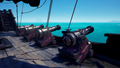 The Inky Kraken Cannons on a Galleon.