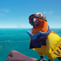 The Macaw with the Macaw Kraken Outfit equipped.