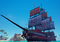 The Hull displayed on a Galleon.