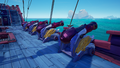 The Ruby Splashtail Cannons on a Galleon.