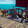 The Ceremonial Admiral Wheel on a Galleon.