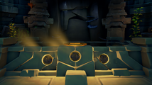 After placing all three Medallions in their slots, you will get a golden glow as confirmation of solving the puzzle.