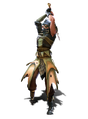 Promotional image of the costume emote in use.