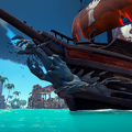 The Collector’s Figurehead mounted on a Galleon.