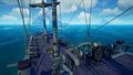 Deck view of the Dawn Hunter Set on a Galleon.
