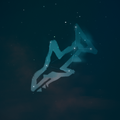 Shark Constellation as seen through Sudds' Ancient Spyglass representing South