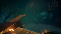 Players have to navigate caves with narrow underwater passageways.