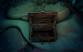 An open Dead Man's Chest containing Davy Jones' Locket as seen in Lords of the Sea