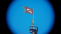 The Sea Dog Flag on a Galleon.