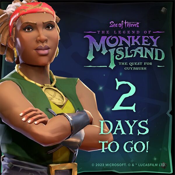 File:The Legend of Monkey Island 02 The Quest for Guybrush - 2 Days To Go - Carla.jpg