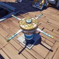The Gilded Phoenix Capstan on a Galleon.