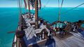 Deck view with the Hull equipped on a Galleon.