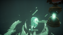 You can see the fate of her Crew and Ship by diving down with the Enchanted Lantern