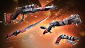 Promotional image for the Stone Islehopper Outlaw Weapon Bundle.