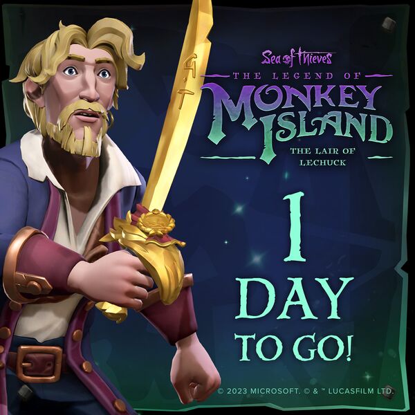 File:The Legend of Monkey Island 03 The Lair of LeChuck - 1 Day To Go - Guybrush.jpg