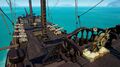 Deck view on a Galleon.