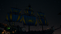 The sails at night