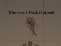 Morrow's Peak Outpost on the Map.