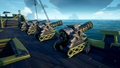 The Cannons on a Galleon (angle view).