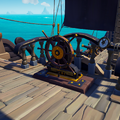 The Sovereign Wheel on a Galleon.