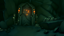 The second Path of the Forsaken Flame bears the FLAME Skeleton Glyph.